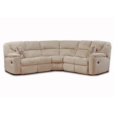 Casual Reclining 3-piece Sectional Sofa